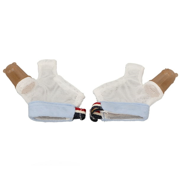 Protector para dejar de chupar al bebé, 1 par de guantes para chupar el pulgar para niños, estética elegante