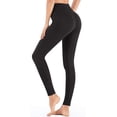 thumbnail image 2 of IUGA Leggings de Talle Alto para Mujer Leggings de Entrenamiento para Correr con Bolsillo Interior Pantalones de Yoga para Mujer Negro, 2 of 5