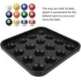 thumbnail image 2 of Plateau de Balles de Billard YISITIAN, Plateau de Balles de Piscine à 16 Trous Support de Balles de Billard Plateau de Rangement pour Balles de Snooker Accessoires de Table de Billard 16 Balles CA919-2431, 2 of 8