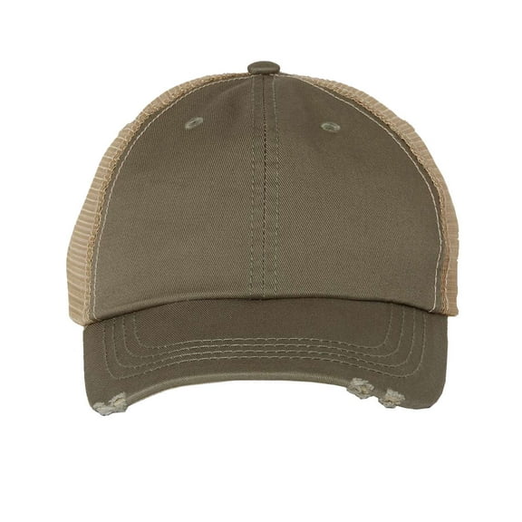 Mega Cap Organic Cotton/Mesh Cap - Olive/Khaki