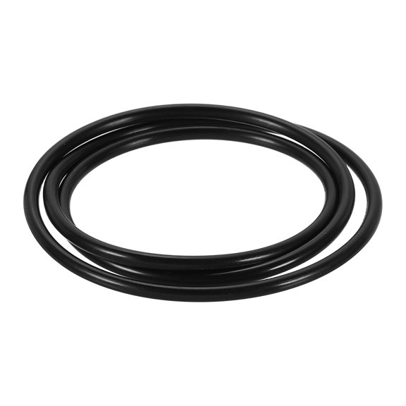 5 Pack 163 Nitrile O-rings 70 Durometer 6" ID, 6-3/16" OD, 3/32" Width Black