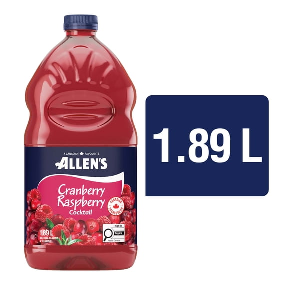 Cocktail de canneberge et framboise Allen's 1,89 L
