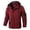 a-Red368109, variant on Men's Coat Outdoor Solid Color Zipper Waterproof Ski Jacket Hood Plaid Lining Windproof Warm Long Sleeve Coat For Winter Snow Sports Cozy Outerwear