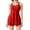 Red, variant on Staron Women's Swimsuit Vintage Modest Bathing Suit with Removable Padded Bra and Gauze Skirt High Elastic Waistband Tummy Control Tankini Set, Red 4XL