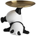 thumbnail image 4 of Resin Panda Key Tray Decorative Storage Ornament Multifunctional Jewelry Holder Thickened Design Entryway Desktop Organizer, 4 of 4