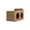 Brown-2, variant on Corrugated Cardboard Cats Scratcher Rest Bed 2 In 1 Scratching Pad Cats Nap Bed For Indoor Cats For Claw Trimming Multi Functional Cats Toy For Play Sleep