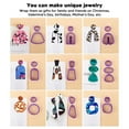 thumbnail image 4 of Clay Cutters Set, 129 Pieces, Easy To Use,  Plastic, Safe Design, Multipurpose, DIY Gift, For Jewelry Making, Clay Earrings, , Fondants, 4 of 8