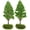 Green, variant on 2pcs Miniature Diorama Trees DIY Landscape Miniature Trees Model Sand Table Decor