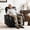 Black, variant on ATHOPE Power Recliner Chair with Massage & Heating, Swivel Glider Rocking Chair with USB Charging Port Side Pockets, Executive Living Room Chair for Adults, White
