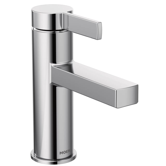 Grifo de baño Moen Beric Chrome Modern de una sola manija 84774
