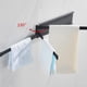 thumbnail image 4 of Kearding Soporte para toallas, estante de almacenamiento multiusos montado en la pared de 3 brazos, organizador sin perforaciones, accesorios de Almacenamiento y organización del hogar Blanco, 4 of 6