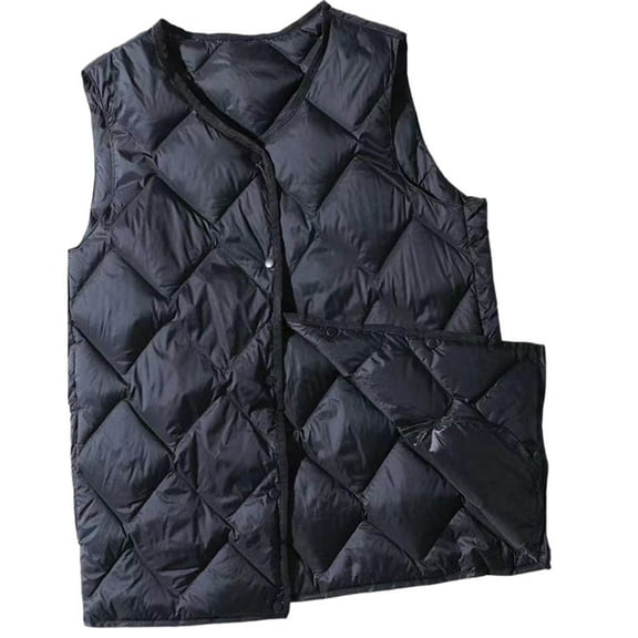 Gaexia Vest for Women,Lightweight Quilted Down Vest Packable Gilet With Geometric Design for Outdoor Travel and Casual Wear