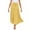 Yellow-1, variant on 2025 Women’S Elastic High Slit Skirt Waist Boho Maxi Skirt Plaid Mini Skirt Ruffle A Line Swing Slit Skirt Long Skirts
