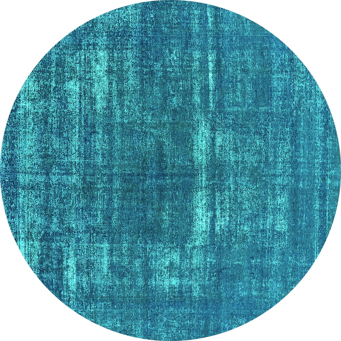 Ahgly Company Indoor Round Oriental Turquoise Blue Industrial Area Rugs ...