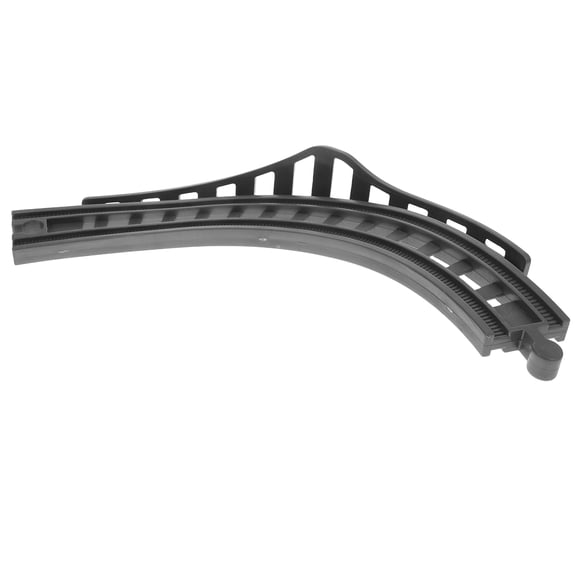 TAILTOSS Plastic Train Track Curved Railway Rail 2pcs Mini Train Track Expansion Toy Replacement Part Classic Model Railroad Accessory for Kids