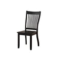 thumbnail image 1 of Home Roots 318943 Rubber Wood Side Chair In Black - Set of 2, 1 of 1