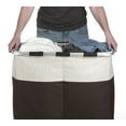 thumbnail image 5 of Whitmor Easycare® Fabric Two Compartment Laundry Hamper, Espresso - for Adult Use, 5 of 10