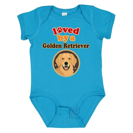 

Inktastic Golden Retriever Dog Lover Gift Baby Boy or Baby Girl Bodysuit