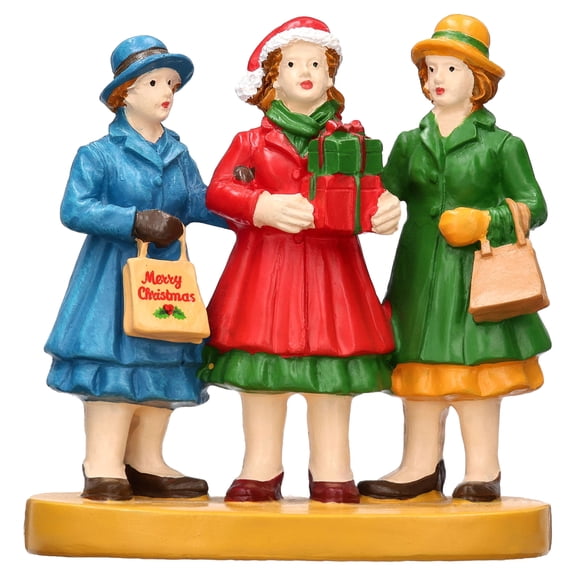 Jingle Belles Christmas Village Decorative Figurine, Multicolor, 3.12", by Holiday Time
