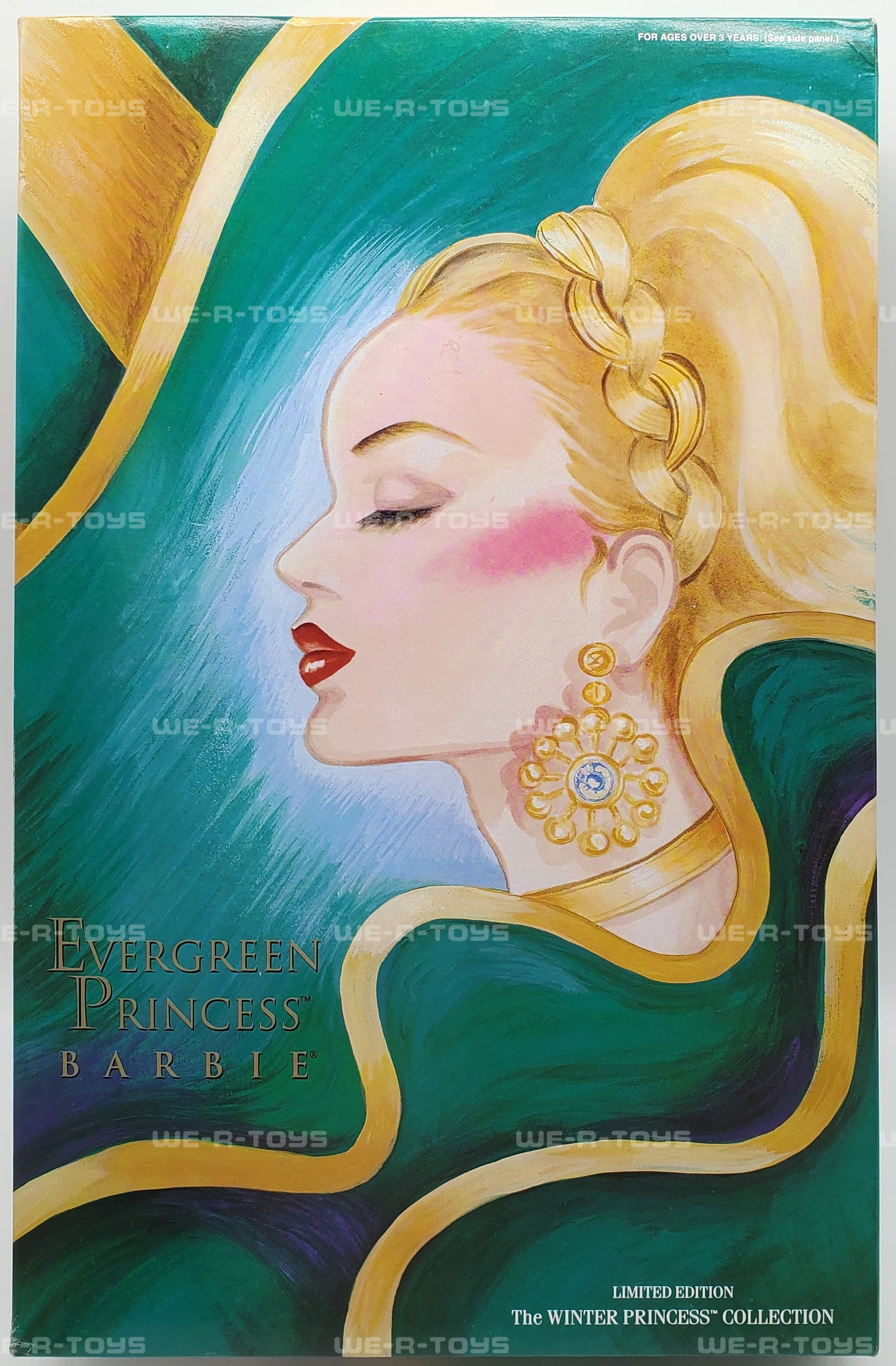 Evergreen Princess Barbie Doll Blonde Limited Edition Winter Princess Collection