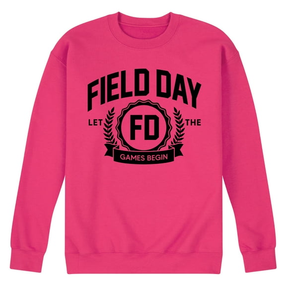 Instant Message - Field Day Collegiate - Men's Crew Neck Fleece Pullover