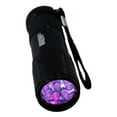 thumbnail image 1 of HQRP 365 nM 9 UV LED Ultraviolet Inspection / Detection / Identification Flashlight Blacklight for Document / Forgery Analysis, Currency / Bill Verification + HQRP UV Meter, 1 of 4