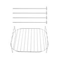 thumbnail image 2 of Barbecue Skewer Kabob Rack For Shish Kebab Skewers-Stainless Steel Compatible with Wood Round Steel Flat or Bamboo Skewers Universal Holder for Grill BBQ Grilling Accessories, 2 of 6