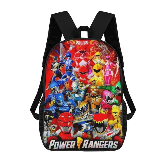 Lightweight Daypack Large Capacity Pow-ers Anime Rang-er Backpack Travel Work Back Pack 17 Inch Bookbag Laptop Bag