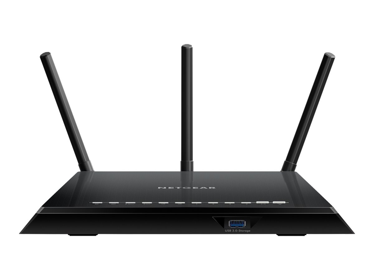 NETGEAR R6400 - Wireless router - 4-port switch - GigE - 802.11a/b/g/n/ac - Dual Band - image 1 of 7