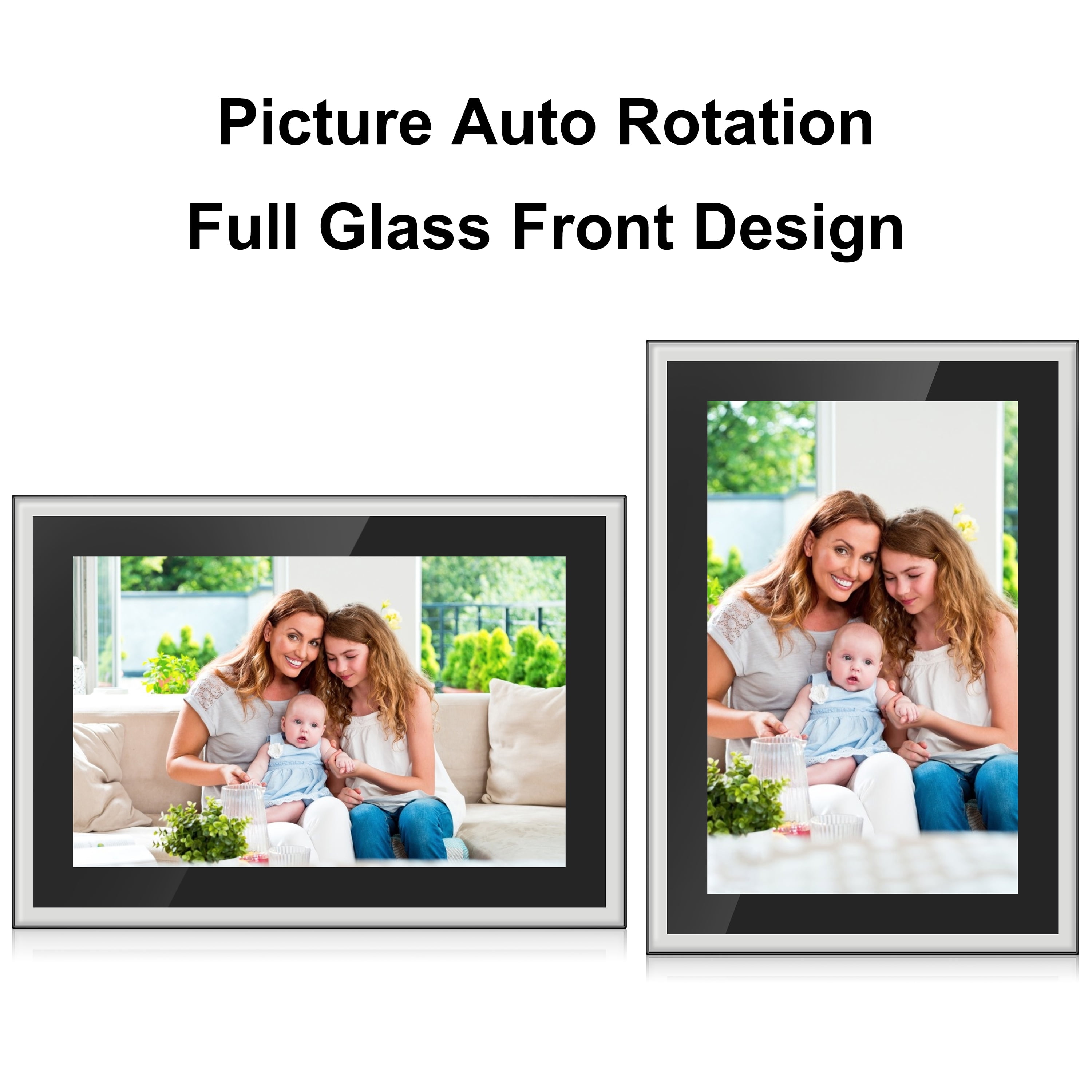 Feelcare 16GB 5ghz Wifi Digital Picture Frame 10 inch, IPS FHD Display,Share  Moments Instantly