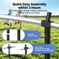 thumbnail image 6 of GVDV 16FT Outdoor Trampoline for Kids & Adults, Recreational Trampoline w/Ladder & Safety Net, 6 of 10