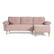 thumbnail image 2 of Sala Modular Reversible De Velvet Palo de Rosa Modelo Sergey, 2 of 11