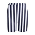 thumbnail image 5 of HaoXianJian Long Swim Board Shorts Stripe Print High Waisted Quickly Dry Beach Swimming Shorts for Women Summer Shorts, 5 of 5