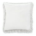 thumbnail image 4 of Safavieh Shag Modish Metallic Solid Plush Pillow, 4 of 5