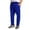 Blue, variant on Men's Casual Pants Mens Hop Pants Casual Solid Color Track Lace Up Workout With Pocket Fall And Winter Sports Elastic Waist Straight Slim Purple 3XL