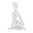 thumbnail image 3 of 2 Uds Estatuas de Yoga Modernas para El Hogar Cerámica Artesanal Minimalista Baoblaze Estatuilla de sala de yoga, 3 of 8