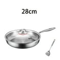 thumbnail image 2 of Ruiboury Non Titanium with Hammer Pans Energy-saving Cookpot Proof Cookware Easy To Conductivity Ideal for Kitchen Cooking 28cm, 2 of 5