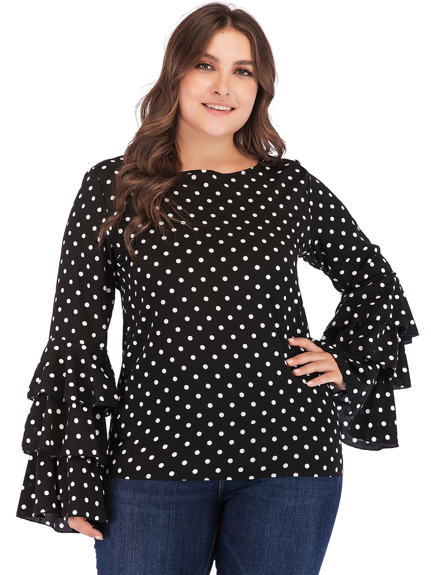 plus size chiffon blouses