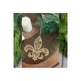 thumbnail image 2 of 7 inch Jeweled Glitter Fleur De Lis Ornament, 2 of 2