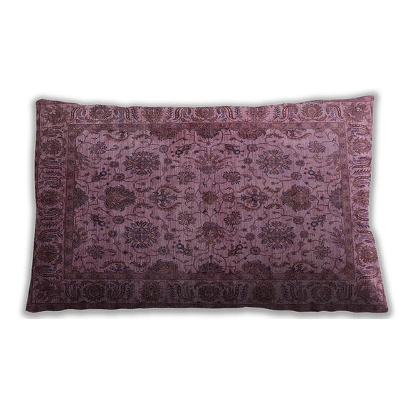 Ahgly Company Indoor Rectangular Mid-Century Modern Lumbar Throw Pillow, 13 inch by 19 inch