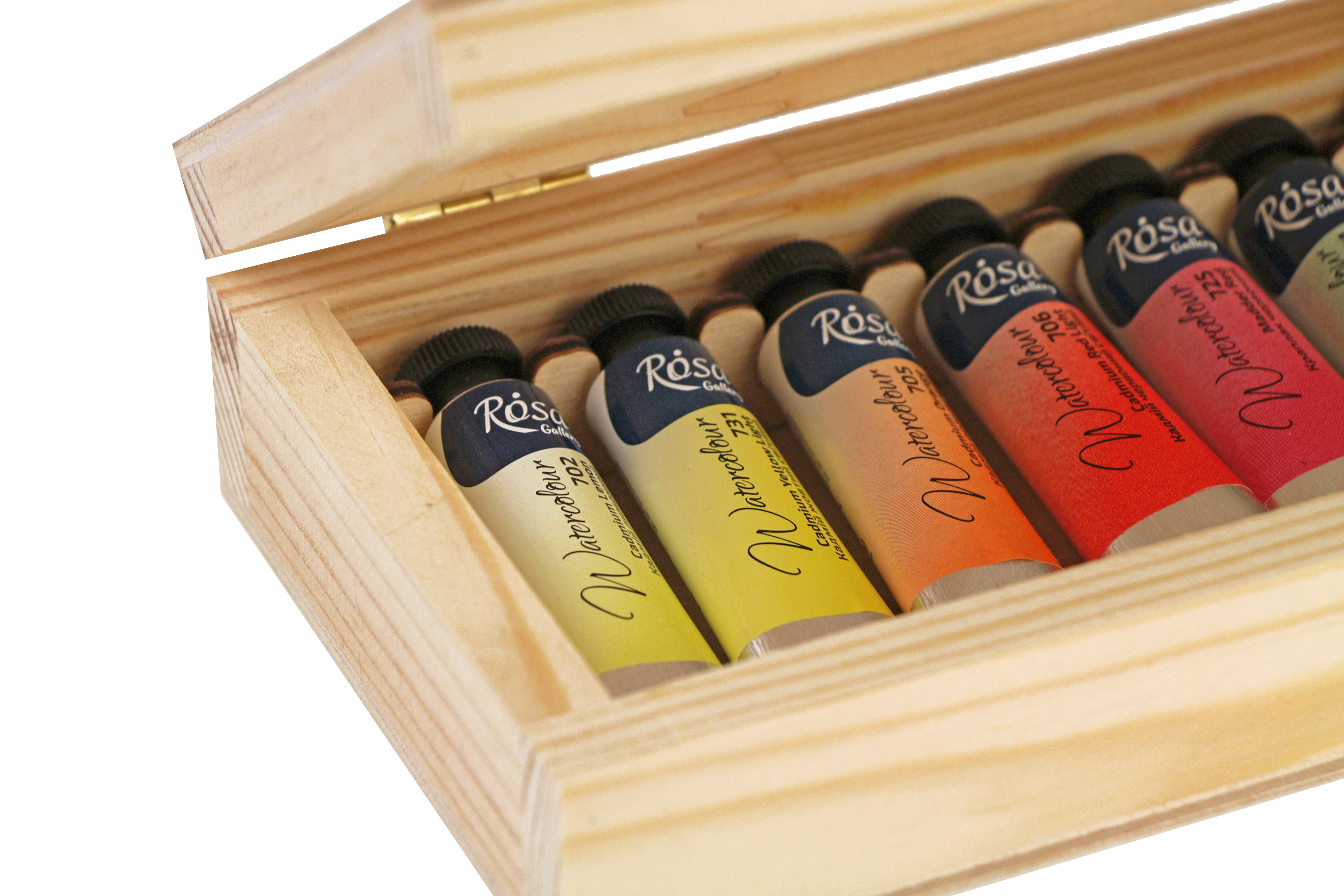 Water Color Paint Set - 18 Colors w/ Wooden Box — Atlas Preservation