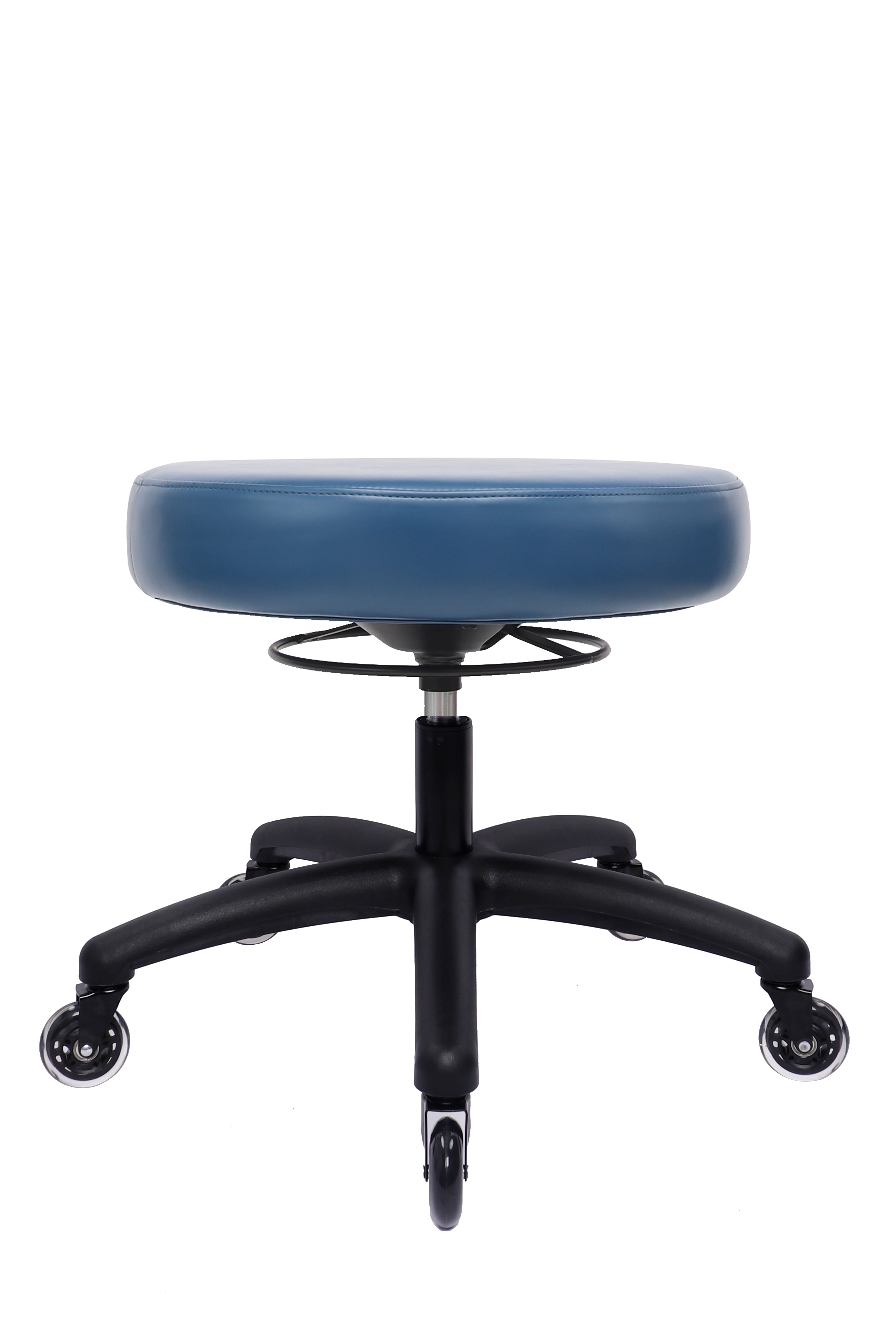 CHAIR MASTER BlueLow (17.5"22.5") Height360 degree lever adjustableRound Stool for Labs