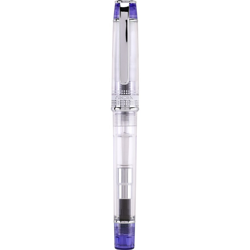 Pilot Prera Fountain Pen - Blue & Clear Body - Medium Point