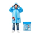 thumbnail image 1 of Impermeable Infantil Portátil Diseños Divertidos por Tallas azul Mediano, 1 of 7
