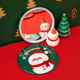 thumbnail image 4 of Espejo navideño de dibujos animados, lindo mini espejo redondo, espejo de maquillaje portátil, regalo creativo de Navidad, 4 of 5