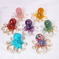 thumbnail image 3 of Guardoinrt AssortedColor Restaurant Ambiance Centerpiece Sea Sturdy Oceanic Colorful Crystal Masterpiece Resin Octopu Statue type+4, 3 of 6