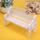 thumbnail image 2 of Silla de jardín para casa de muñecas Barbie muebles en miniatura Ehuebsd accesorios para exteriores banco de parque juguetes gran oferta, 2 of 6
