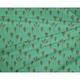 thumbnail image 4 of oneOone Polyester Lycra Sea Green Fabric Florals Diy Clothing Quilting Fabric Print Fabric By Yard 56 Inch Wide, 4 of 4