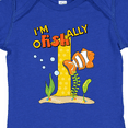 thumbnail image 4 of Inktastic I'm O-fish-ally One Cute Clownfish First Birthday Boys or Girls Baby Bodysuit, 4 of 5
