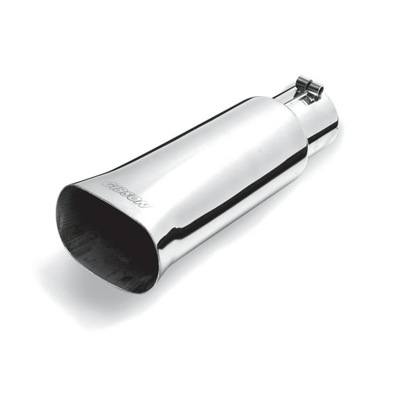 Gibson Exhaust 500533 GIB500533 POLISHED STAINLESS STEEL TIP